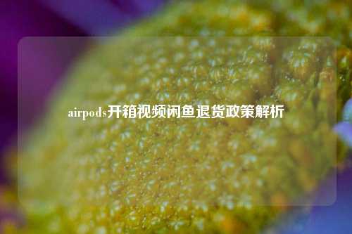 airpods开箱视频闲鱼退货政策解析